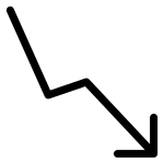 Arrow Trend Down SVG Icon